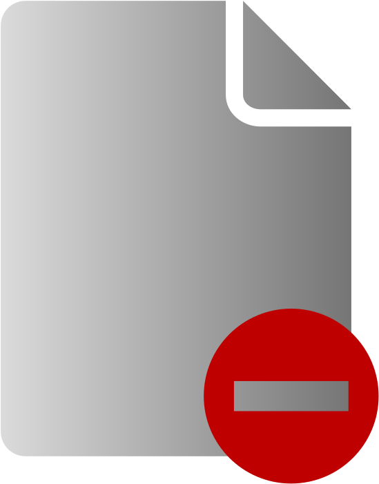 Clip Arts Related To - Delete File Icon Png (800x800)