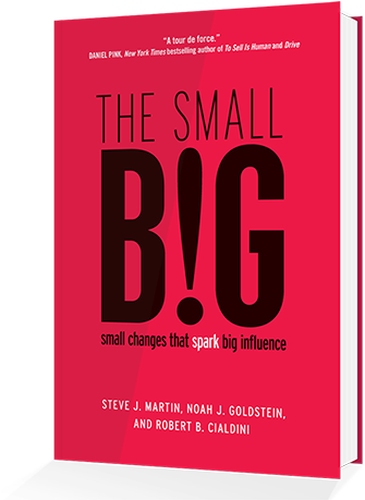The Small Big Book Cover - Small Big: Small Changes That Spark Big Influence [book] (350x458)