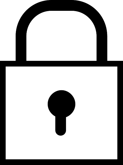 Cartoon Computer, Black, Key, Outline, Drawing, White, - Lock Black And White Clipart (479x640)
