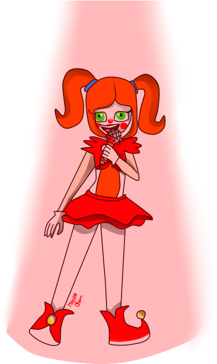 Circus Baby By Magdalenagirl - Cartoon (564x757)