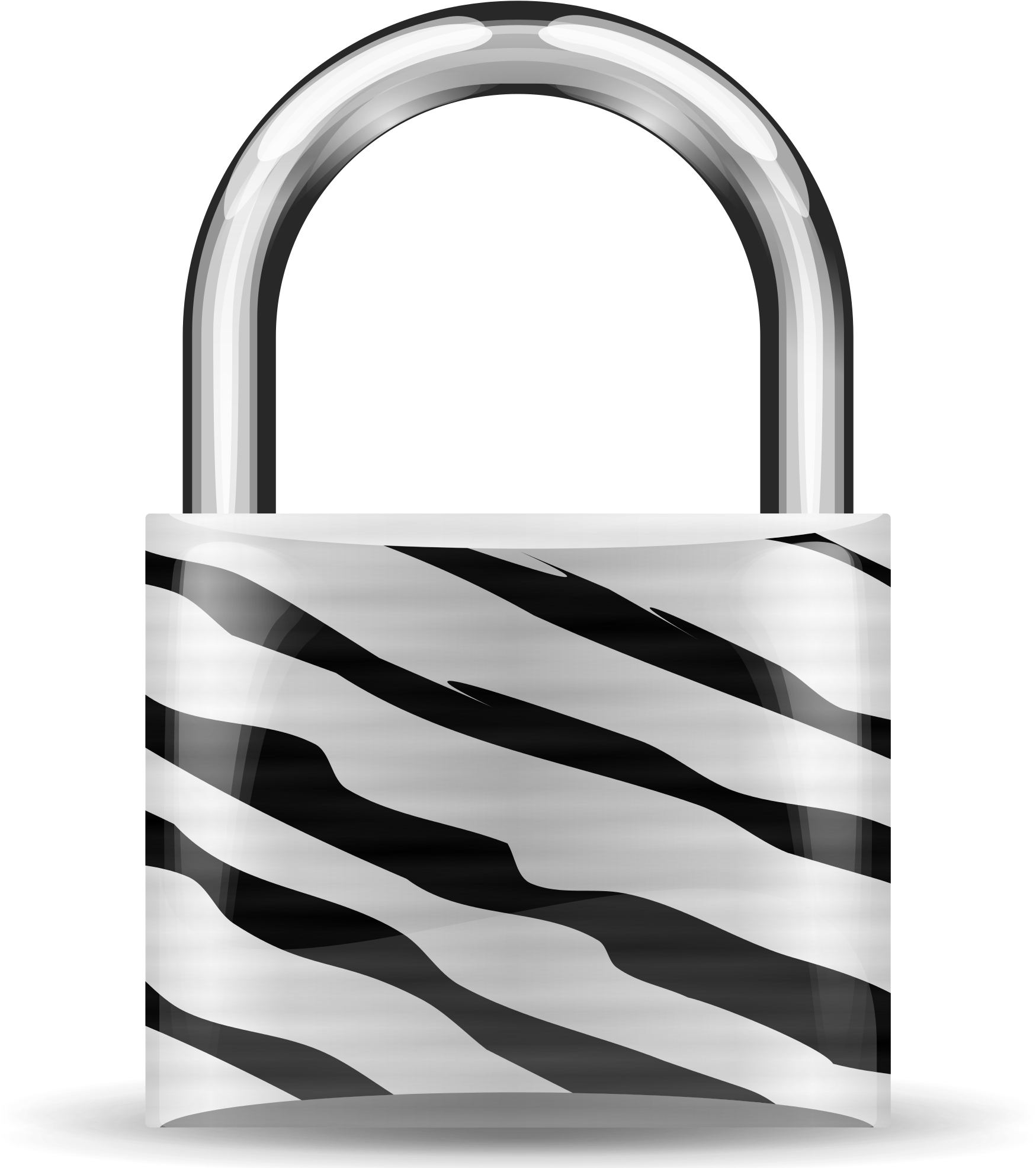 Lock Free Padlock Turquoise Free Padlock Zebra - Pad Lock (2000x2000)