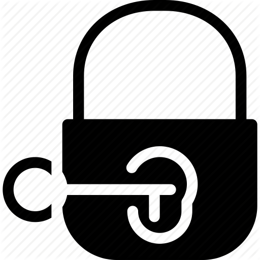 Key In Lock Icon (512x512)