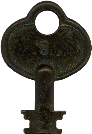 Vintage Key From My Personal Collection - Key (332x478)