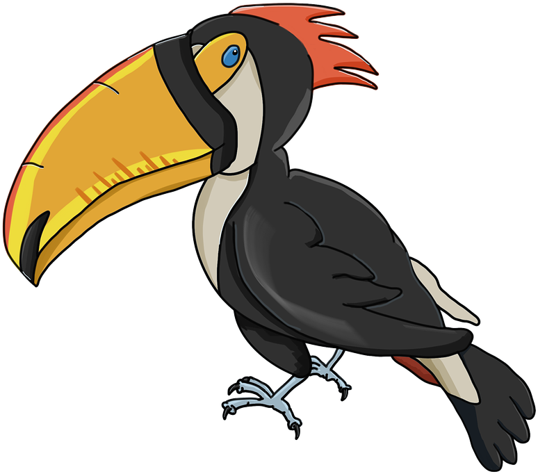 Bird Cartoon Images 23, Buy Clip Art - Gambar Burung Beo Kartun (802x720)