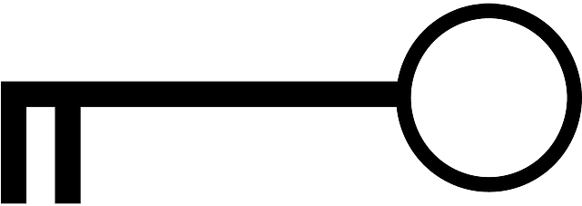 Line Black, Key, Open, Lock, Solid, Line - Inishmore (640x320)