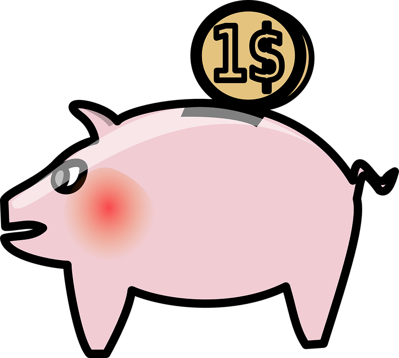 Finance Money, Pig, Save, Bank, Piggy, Store, Savings, - Clip Art For Savings (802x720)