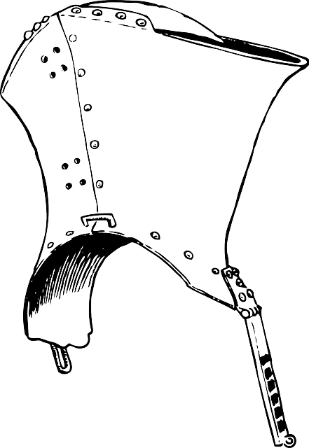 Helm Head, Outline, Protection, Metal, Helmet, Helm - Knight Helmet (441x640)