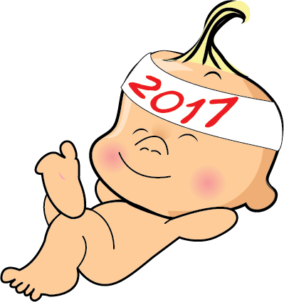 New Year Stickers - Android (399x425)
