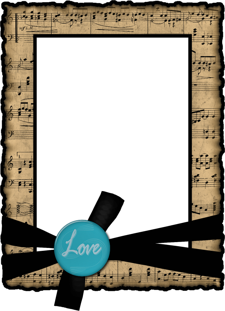 Create With Tlc - Free Frame Music Png (775x1070)