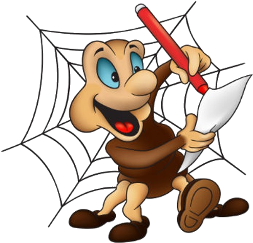 Use These Free Images Of Crawly Spiders For Your Websites, - Spider Clip Art (500x500)