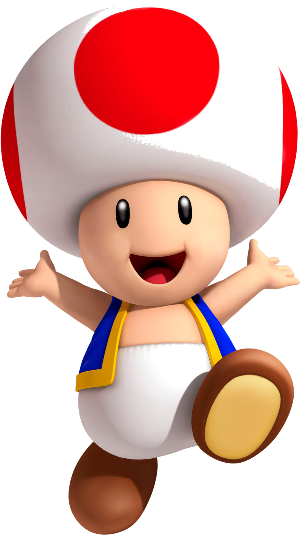 Super Mario Toad Png (1095x1903)