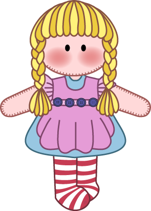 Toy Clipart Doll - Rag Doll Clip Art (295x411)