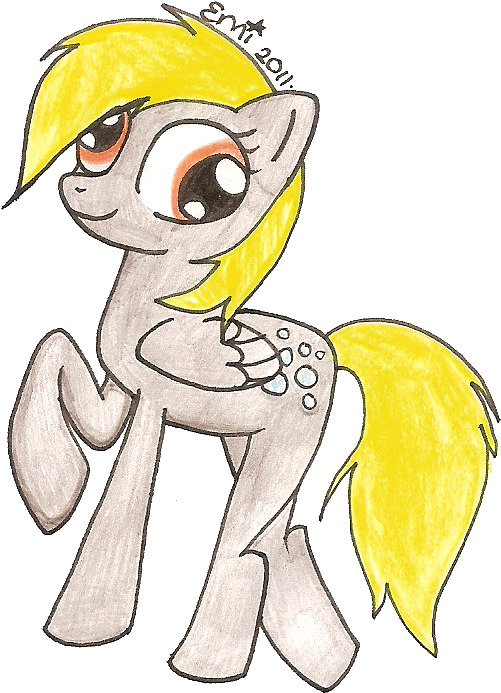 Fanmade Derpy Hooves Drawing - Derpy Hooves Mlp Drawing Easy (512x702)