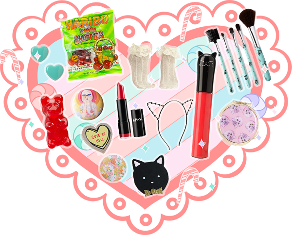 Purr Lip Gloss, Cat Makeup Brushes, Cat Compact, Mr - Giant Gummy Bear (600x484)