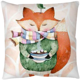 Perfect For Cristmas And Happy New Year Card,greeting - Watercolor Illustration (400x400)