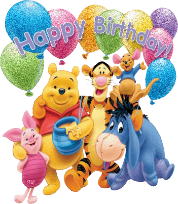 Happy Birthday Boy - Winnie The Pooh Birthday (351x403)