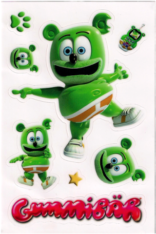 Gummibär Sticker Sheet - Gummy Bear (461x461)