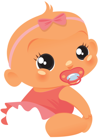 Clip Art - Free Vector Baby (354x500)