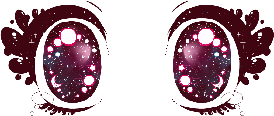 Anime Eye Clipart Png - Anime Eyes Transparent (1000x508)