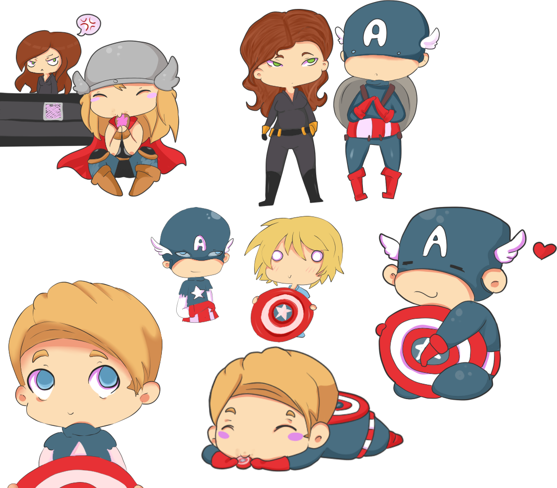 Black Widow Loki Clint Barton Phil Coulson Thor - Black Widow Loki Clint Barton Phil Coulson Thor (1122x983)