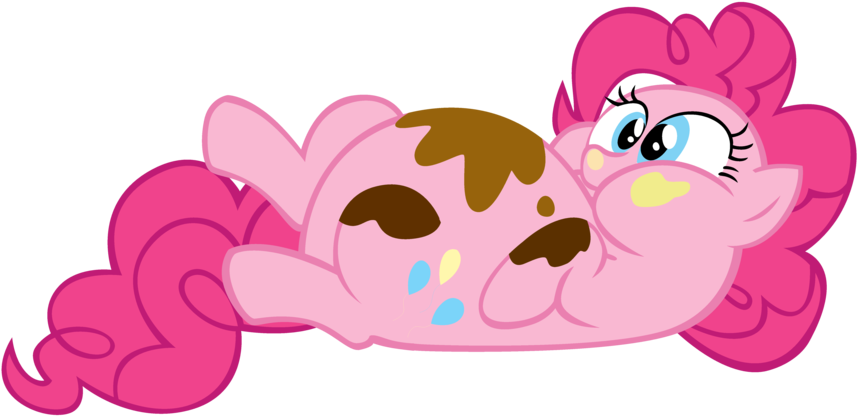 Chubby Messy Pinkie Pie By Bronyboy-d4v - Comics (900x448)