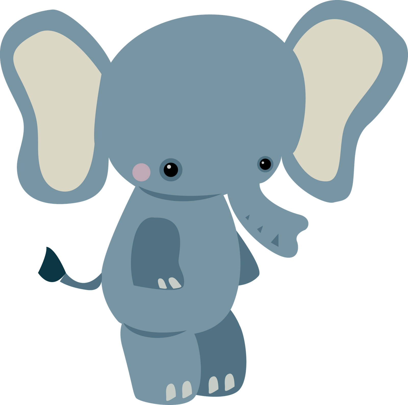 Baby Jungle Animals Clipart Clipart Panda Free Clipart - Clip Art (1600x1588)