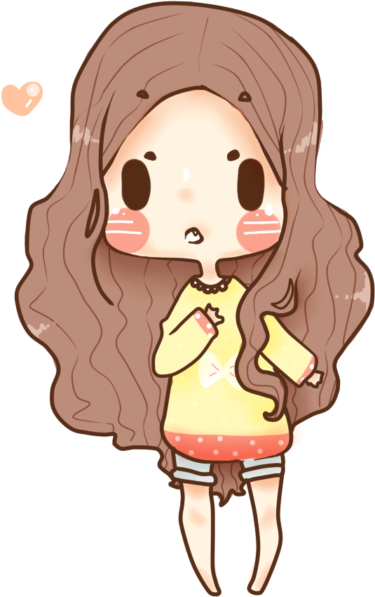 Doll Kawaii By Settings-draw - Cartoon (720x960)