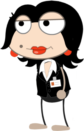 Black Widow Disguised As Chief Inspector, Veuve Noire - Poptropica (300x457)