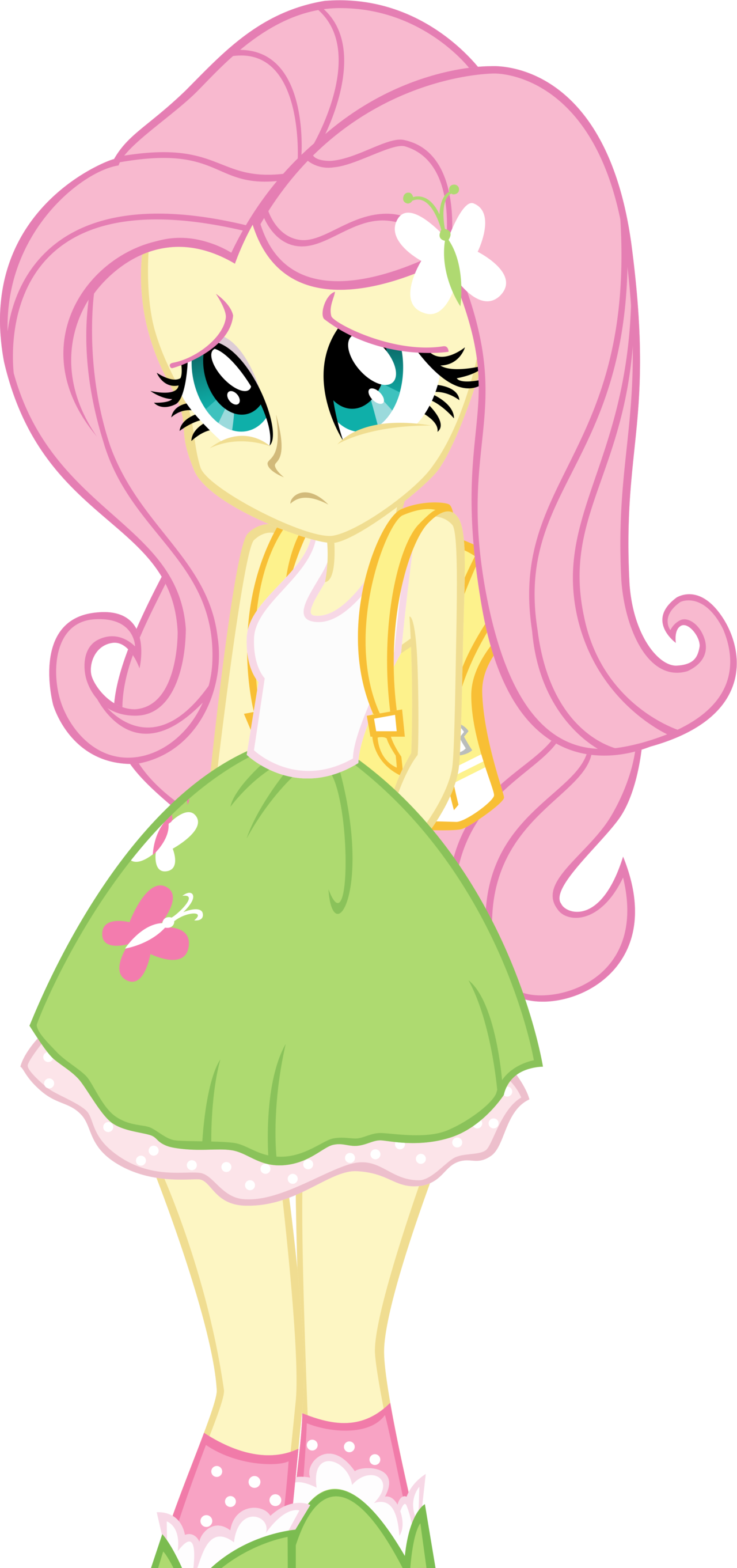 Equestria Girls - Human Fluttershy Equestria Girls (1280x2722)