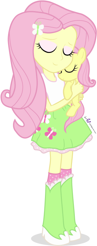 Fluttershy Twilight Sparkle Pinkie Pie Rainbow Dash - My Little Pony Equestria Girls Fluttershy Crying (350x820)