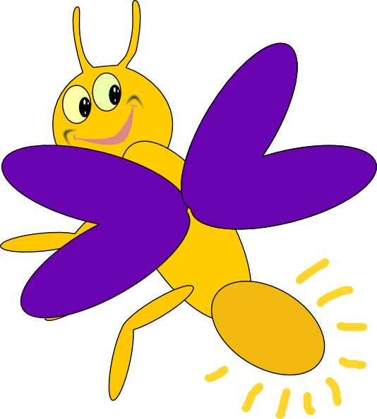 Lightning Bug Clip Art - Clip Art Firefly (534x594)