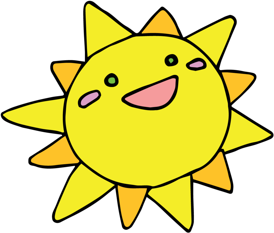 Cartoon Chibi Clip Art - Sun Chibi (972x821)