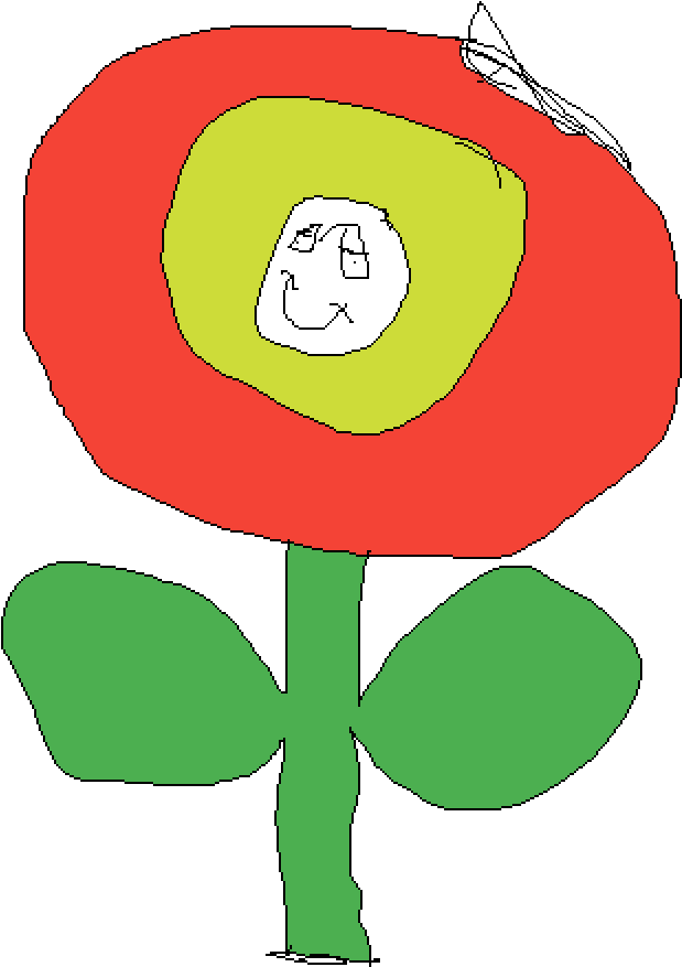 Fire Flower V2 - Illustration (1000x1000)