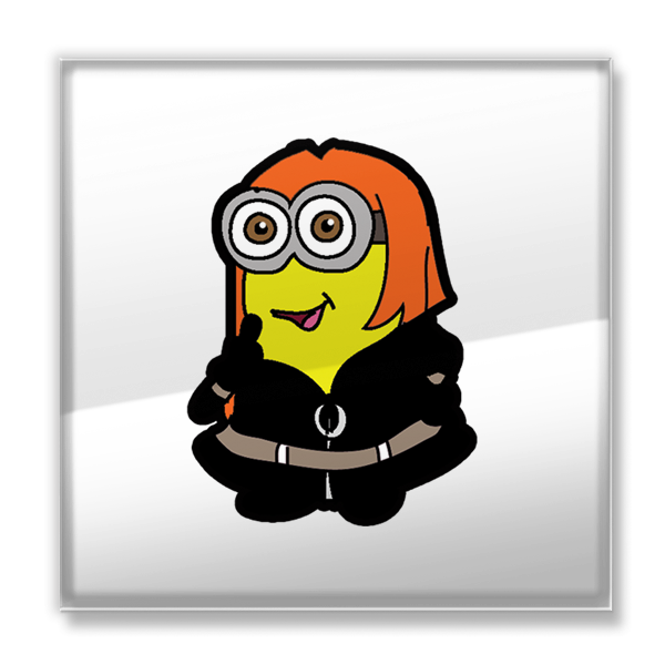 Age Of Ultron, Avengers, Banana, Black Widow, Cartoon, - Cartoon (600x600)