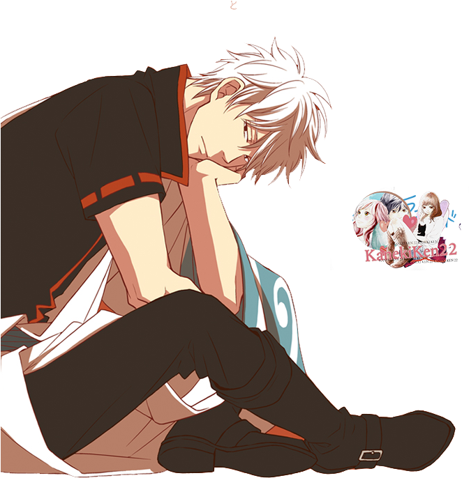 [render] Sakata Gintoki By Kanekiken22 - Sakata Gintoki Deviantart (671x717)