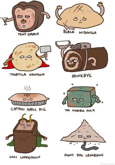 Tony Stark The Avengers Captain America Thor Thor Odinson - Grain Puns (500x667)