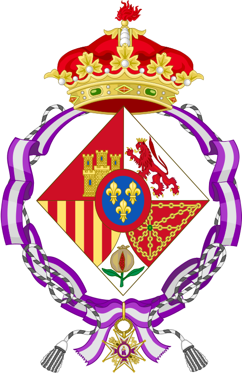 Coat Of Arms Of Widow Infantas - Coat Of Arms For Women (497x767)