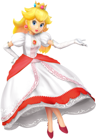 Zoom - “ - Fire Flower Princess Peach (500x500)