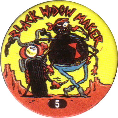 Slammer Whammers > Series 1 > 1 24 Biker Bugs 05 Black - Circle (500x500)