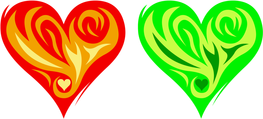 Emerald Blaze By Alexlayer - Cutie Mark Green Heart (900x424)