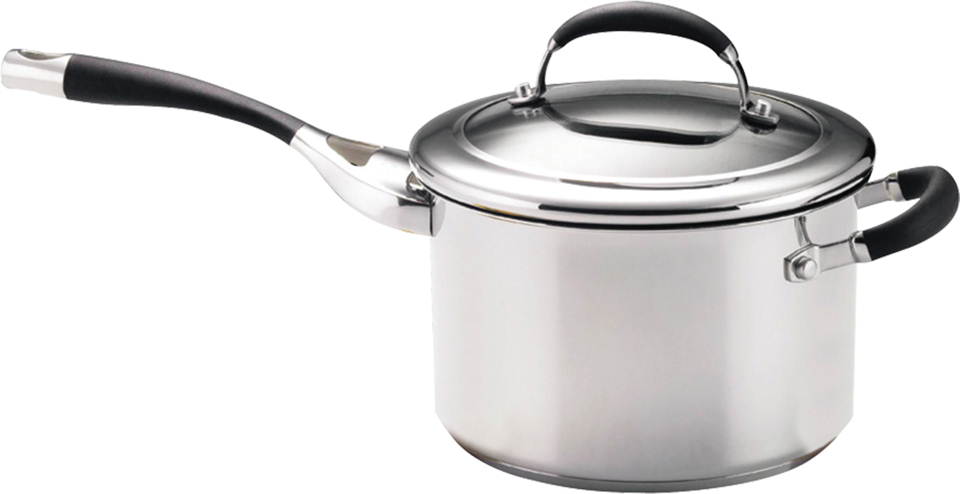 Circulon Steel Elite 20cm/3 - Circulon Elite Steel Saucepan With Lid 20cm/3.8l (1500x1500)