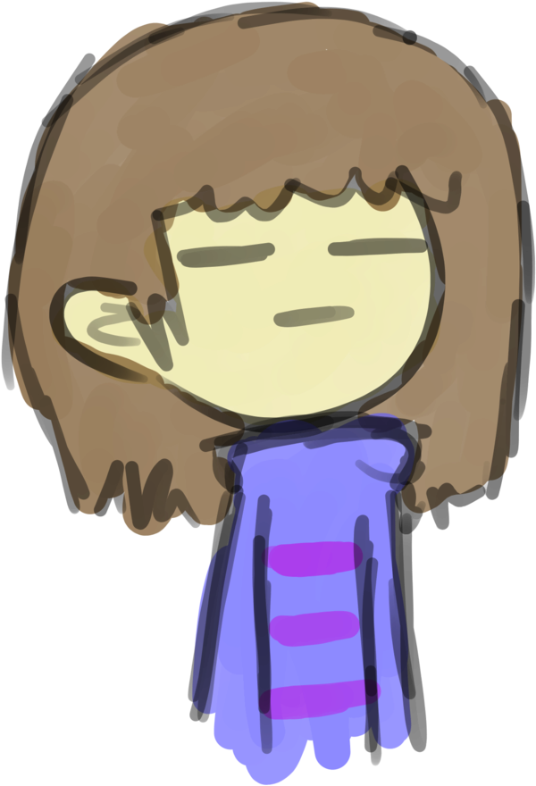 Trying To Draw Frisk O-e By Fruitsi - Drawing (1024x1075)