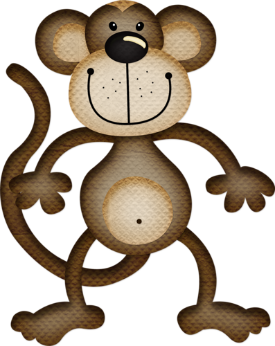 Monkey - Dibujo Mono Infantil (1665x2095)
