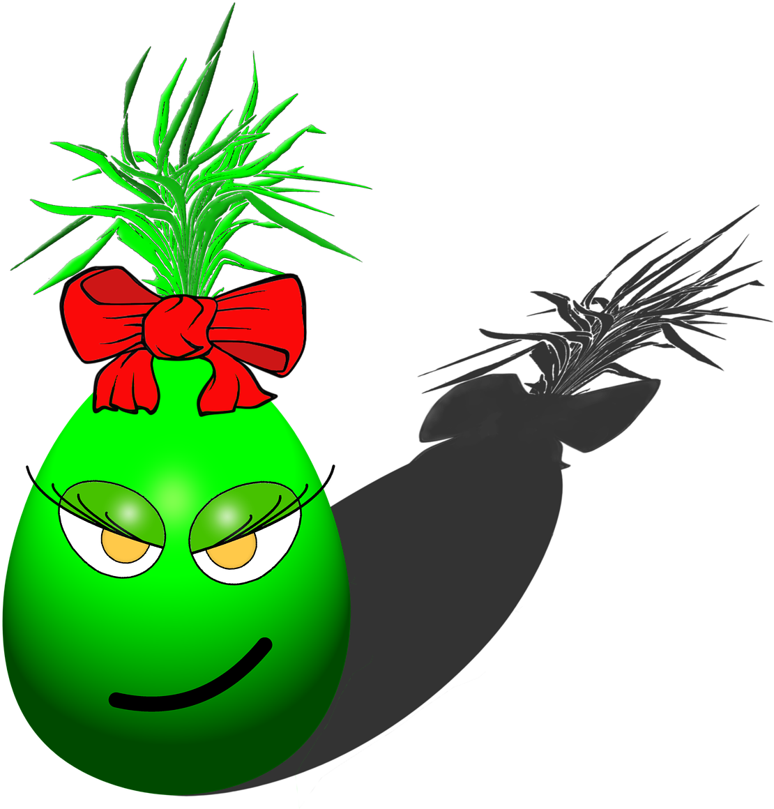 Egg Face Smiley Series Woman Png Image - Easter Egg (1280x1203)
