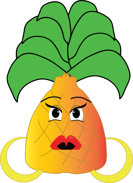 Pineapple Face Pineapple Face - Pineapple Face Pineapple Face (512x704)