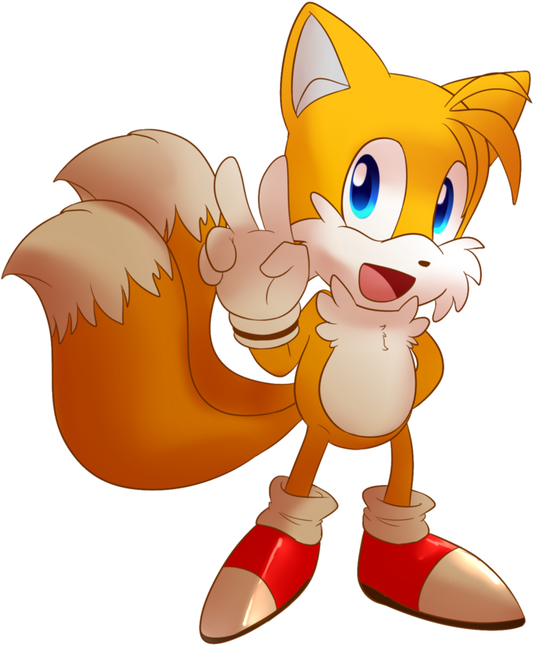 Tails Drawing By Baconbloodfire - Drawing (820x975)