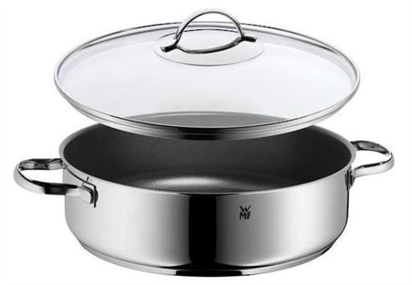 Stewpot Non-stick 28cm - Wmf Serve Pan 2 Handles With Lid 28 Cm (450x490)