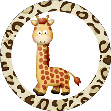 Free Printable - Imprimir Tema Safari Do Bernardo (355x355)