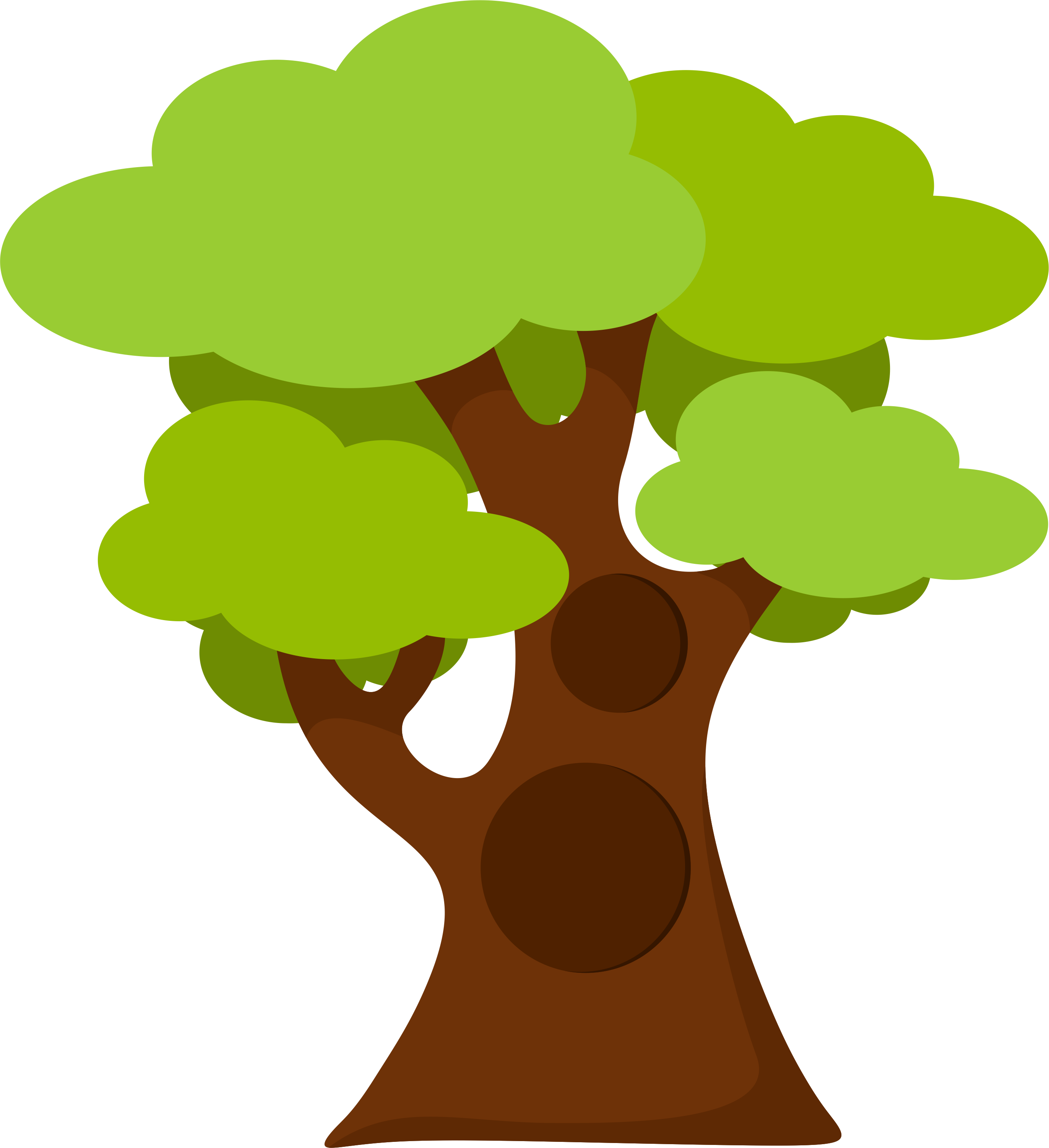 African Trees Clip Art - African Trees Clip Art (2744x3001)