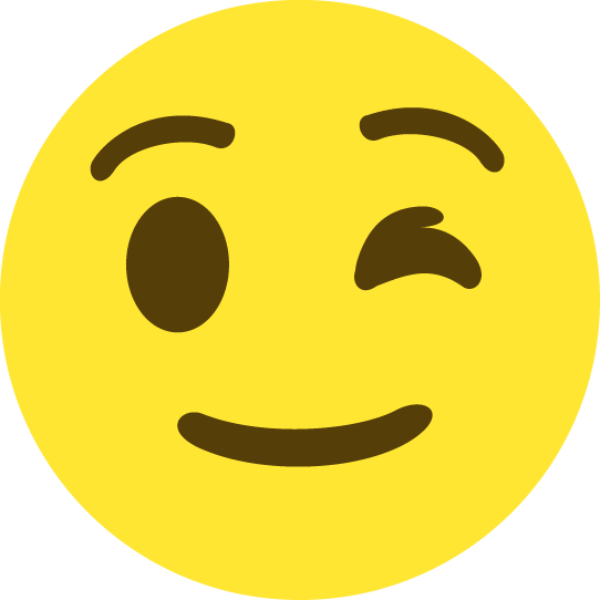 Smiley Logo Design Wink Logo Design 48hourslogo Create - Emoji Logo Design (542x542)